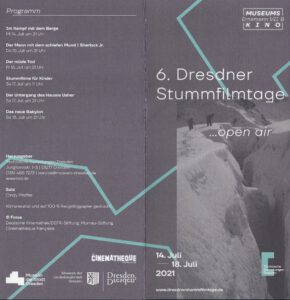 Flyer 6. Dresdner Stummfilmtage
