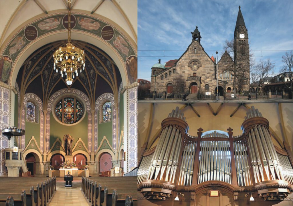 Fotocollage Versöhnungskirche Striesen