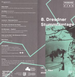 Flyer 8. Dresdner Stummfilmtage